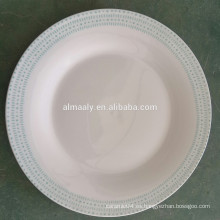 al por mayor plato de cena a granel, placa de porcelana china, plato de cena personalizado